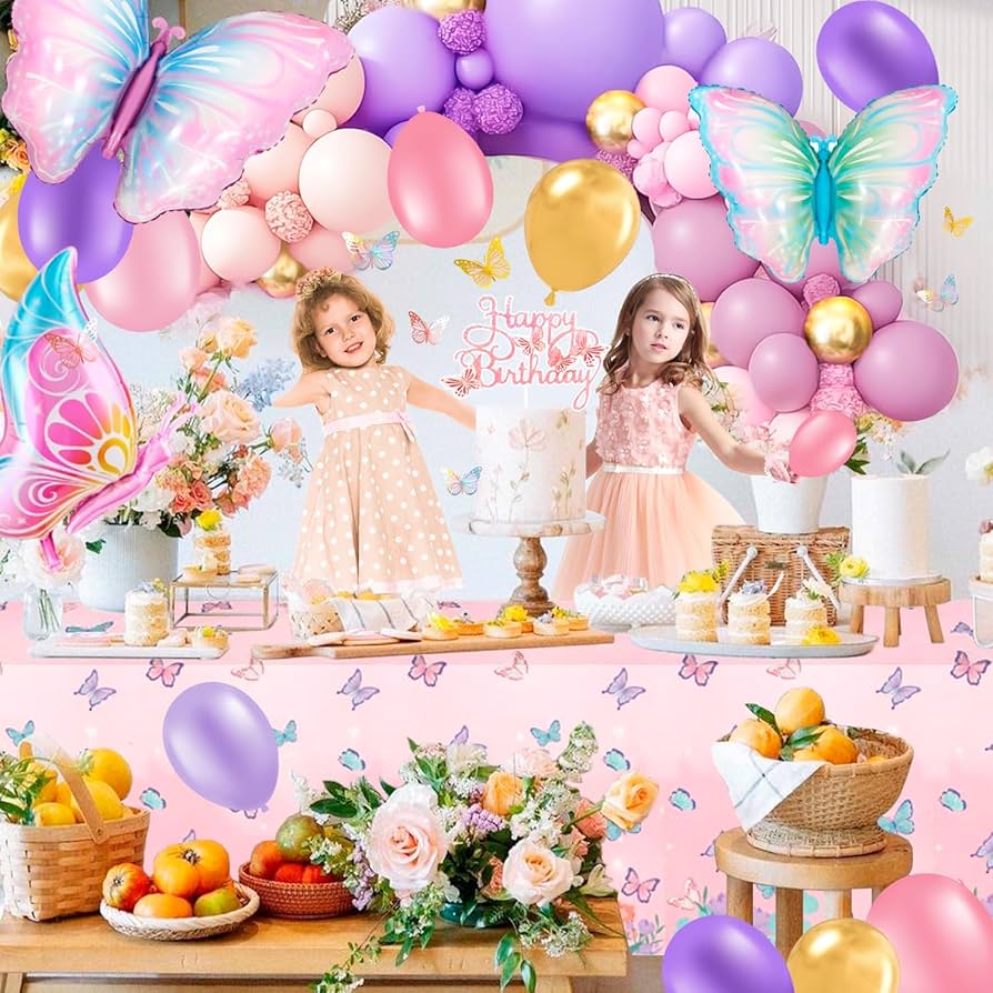 L BUTTON BUTTERFLY BOA ｜birthdaybash Amazon.com: Butterfly Birthday Decorations, 106 Pcs